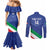 Custom Italy Volleyball Couples Matching Mermaid Dress and Long Sleeve Button Shirt 2025 Gli Azzurri