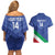 Custom Italy Volleyball Couples Matching Off Shoulder Short Dress and Hawaiian Shirt 2025 Gli Azzurri