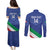 Custom Italy Volleyball Couples Matching Puletasi and Long Sleeve Button Shirt 2025 Gli Azzurri