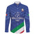 Custom Italy Volleyball Family Matching Long Sleeve Bodycon Dress and Hawaiian Shirt 2025 Gli Azzurri