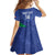 Custom Italy Volleyball Family Matching Off The Shoulder Long Sleeve Dress and Hawaiian Shirt 2025 Gli Azzurri