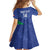 Custom Italy Volleyball Family Matching Off Shoulder Short Dress and Hawaiian Shirt 2025 Gli Azzurri