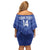 Custom Italy Volleyball Family Matching Off Shoulder Short Dress and Hawaiian Shirt 2025 Gli Azzurri