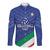 Custom Italy Volleyball Long Sleeve Button Shirt 2025 Gli Azzurri