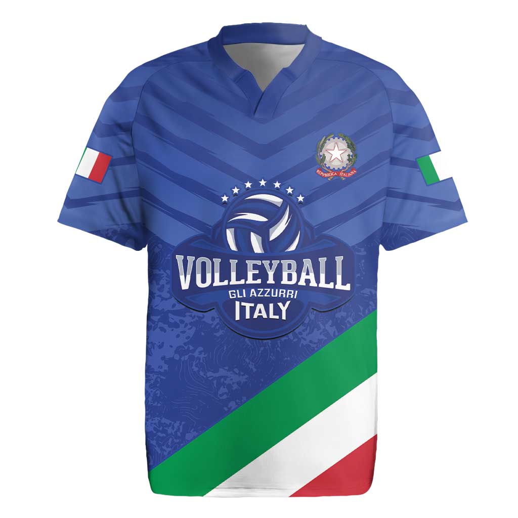 Custom Italy Volleyball Rugby Jersey 2025 Gli Azzurri