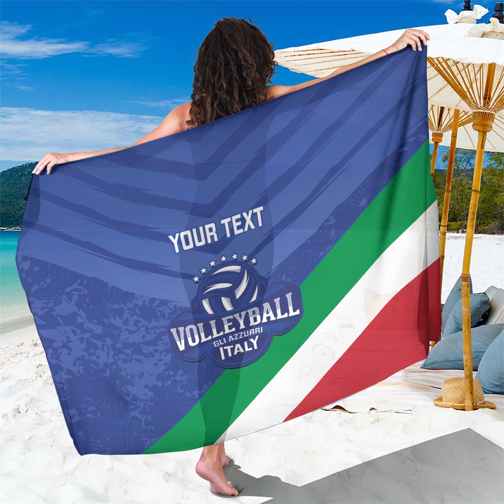 Custom Italy Volleyball Sarong 2025 Gli Azzurri