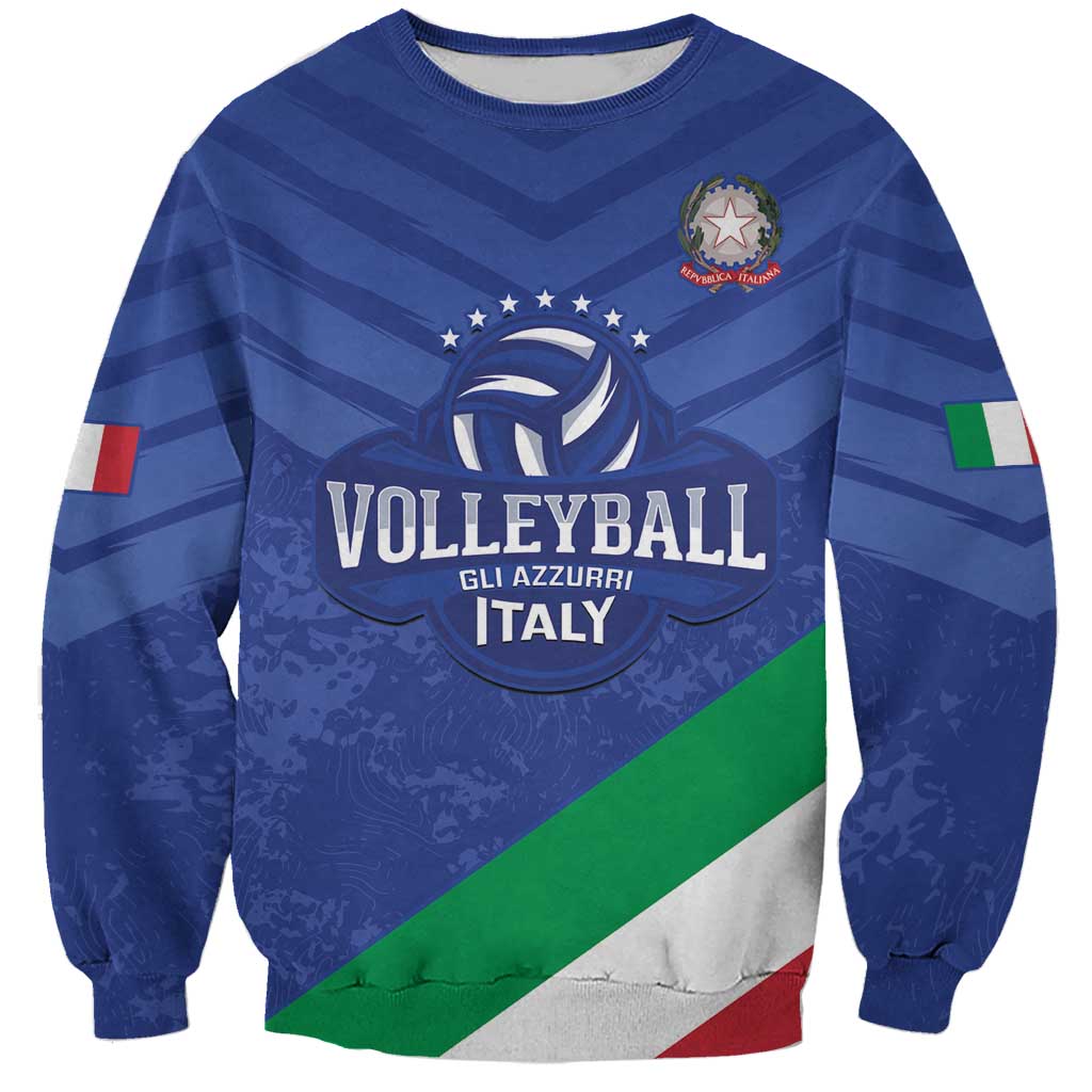 Custom Italy Volleyball Sweatshirt 2025 Gli Azzurri