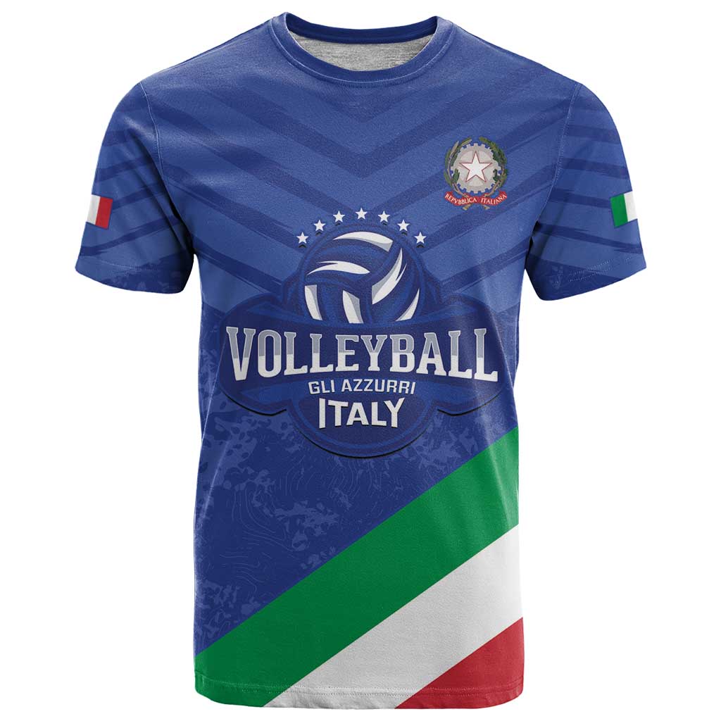 Custom Italy Volleyball T Shirt 2025 Gli Azzurri