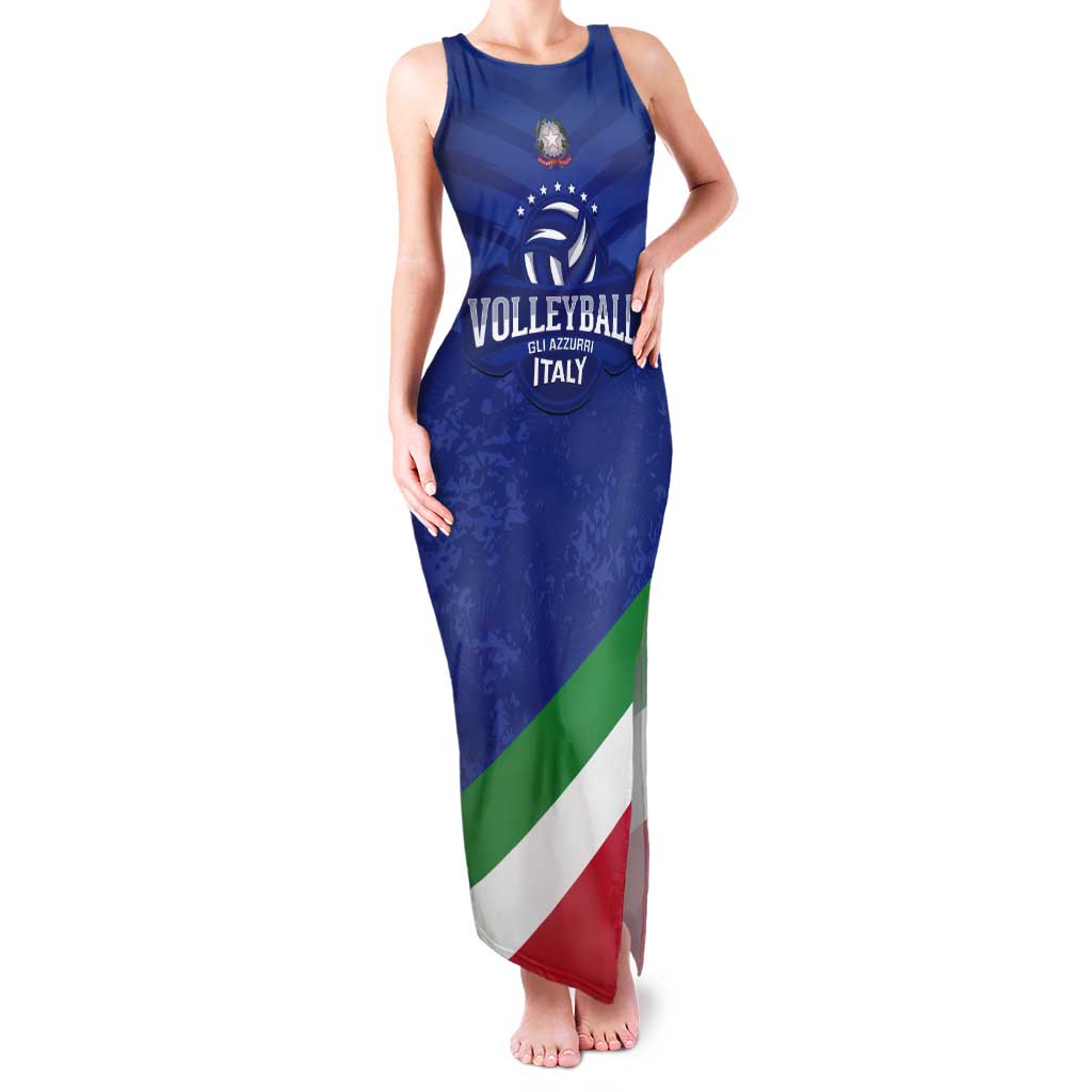 Custom Italy Volleyball Tank Maxi Dress 2025 Gli Azzurri