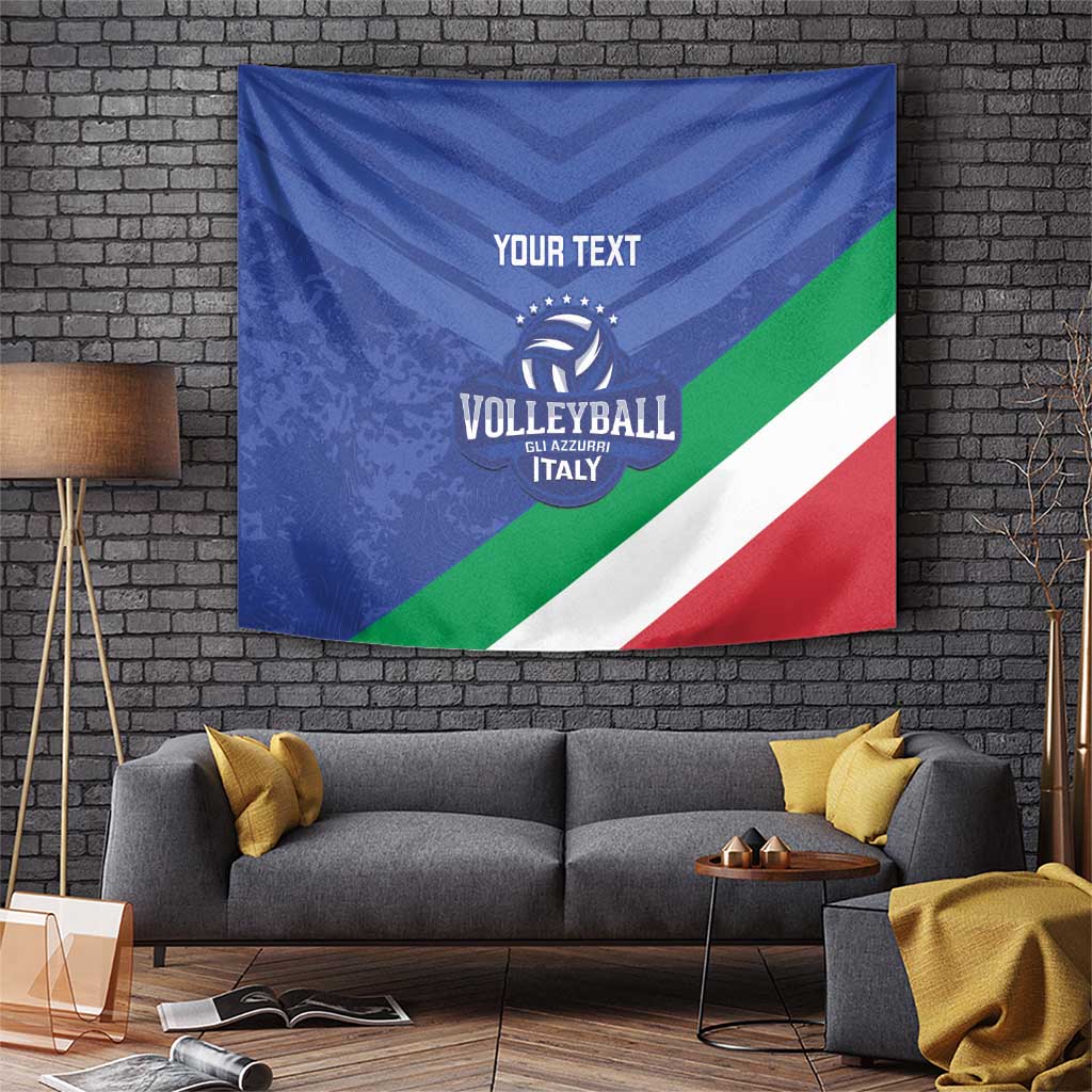 Custom Italy Volleyball Tapestry 2025 Gli Azzurri