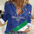 Custom Italy Volleyball Women Casual Shirt 2025 Gli Azzurri