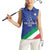 Custom Italy Volleyball Women Sleeveless Polo Shirt 2025 Gli Azzurri