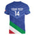 Custom Italy Volleyball Women V-Neck T-Shirt 2025 Gli Azzurri