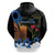 Israel Memorial Day Hoodie Red Everlasting Flower With Candle Light