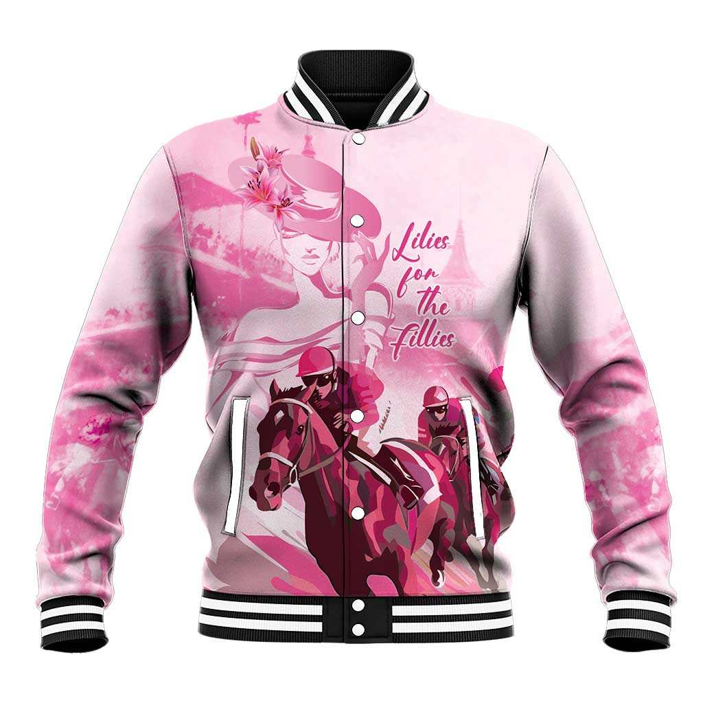 Kentucky Horse Racing Oaks Baseball Jacket Lilies For The Fillies