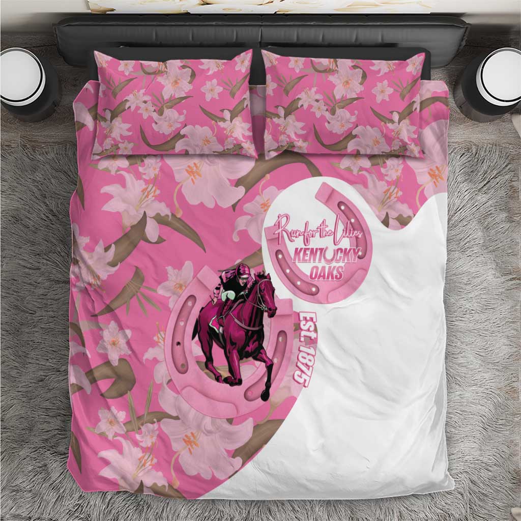 Kentucky Horse Racing Oaks Bedding Set Est 1875 Run For The Lilies