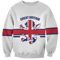 Custom Great Britain Hockey Sweatshirt 2025 Go Champions