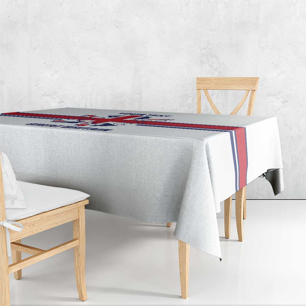 Custom Great Britain Hockey Tablecloth 2025 Go Champions