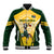 South Africa Rugby Baseball Jacket 2023 World Cup Springboks Mascot - Wonder Print Shop