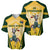 South Africa Rugby Baseball Jersey 2023 World Cup Springboks Mascot - Wonder Print Shop