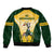 South Africa Rugby Bomber Jacket 2023 World Cup Springboks Mascot - Wonder Print Shop