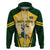 South Africa Rugby Hoodie 2023 World Cup Springboks Mascot - Wonder Print Shop