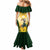 South Africa Rugby Mermaid Dress 2023 World Cup Springboks Mascot - Wonder Print Shop