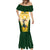 South Africa Rugby Mermaid Dress 2023 World Cup Springboks Mascot - Wonder Print Shop