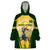 South Africa Rugby Wearable Blanket Hoodie 2023 World Cup Springboks Mascot - Wonder Print Shop