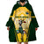 South Africa Rugby Wearable Blanket Hoodie 2023 World Cup Springboks Mascot - Wonder Print Shop