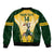 Custom South Africa Rugby Bomber Jacket 2023 World Cup Springboks Mascot - Wonder Print Shop