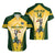 Custom South Africa Rugby Hawaiian Shirt 2023 World Cup Springboks Mascot - Wonder Print Shop