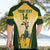 Custom South Africa Rugby Hawaiian Shirt 2023 World Cup Springboks Mascot - Wonder Print Shop