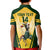 Custom South Africa Rugby Kid Polo Shirt 2023 World Cup Springboks Mascot - Wonder Print Shop