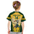 Custom South Africa Rugby Kid T Shirt 2023 World Cup Springboks Mascot - Wonder Print Shop