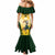 Custom South Africa Rugby Mermaid Dress 2023 World Cup Springboks Mascot - Wonder Print Shop