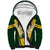 Custom South Africa Rugby Sherpa Hoodie 2023 World Cup Springboks Mascot - Wonder Print Shop