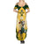 Custom South Africa Rugby Summer Maxi Dress 2023 World Cup Springboks Mascot - Wonder Print Shop