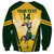 Custom South Africa Rugby Sweatshirt 2023 World Cup Springboks Mascot - Wonder Print Shop