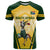 Custom South Africa Rugby T Shirt 2023 World Cup Springboks Mascot - Wonder Print Shop