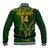 Custom South Africa Rugby Baseball Jacket 2023 Go Champions Springboks With Protea - Wonder Print Shop