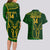 Custom South Africa Rugby Couples Matching Long Sleeve Bodycon Dress and Hawaiian Shirt 2023 Go Champions Springboks With Protea - Wonder Print Shop