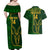 Custom South Africa Rugby Couples Matching Off Shoulder Maxi Dress and Hawaiian Shirt 2023 Go Champions Springboks With Protea - Wonder Print Shop