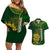 Custom South Africa Rugby Couples Matching Off Shoulder Short Dress and Hawaiian Shirt 2023 Go Champions Springboks With Protea - Wonder Print Shop