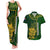 Custom South Africa Rugby Couples Matching Tank Maxi Dress and Hawaiian Shirt 2023 Go Champions Springboks With Protea - Wonder Print Shop