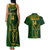 Custom South Africa Rugby Couples Matching Tank Maxi Dress and Hawaiian Shirt 2023 Go Champions Springboks With Protea - Wonder Print Shop