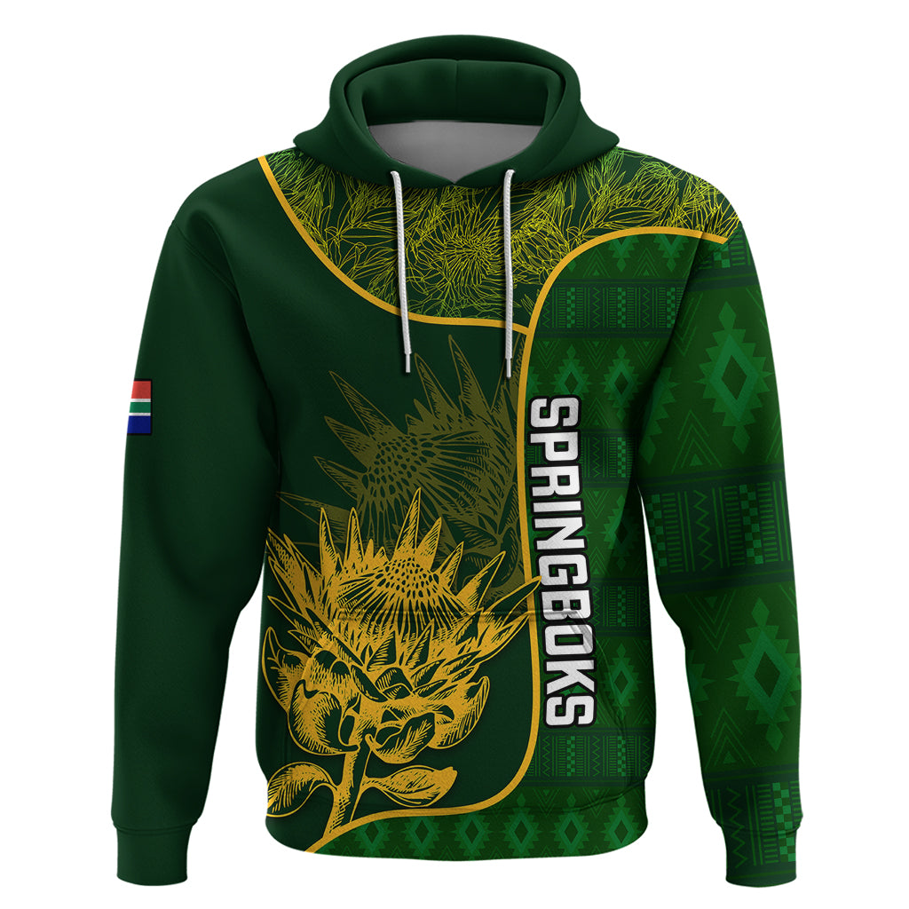 Custom South Africa Rugby Hoodie 2023 Go Champions Springboks With Protea - Wonder Print Shop