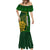 Custom South Africa Rugby Mermaid Dress 2023 Go Champions Springboks With Protea - Wonder Print Shop