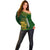 Custom South Africa Rugby Off Shoulder Sweater 2023 Go Champions Springboks With Protea - Wonder Print Shop