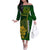 Custom South Africa Rugby Off The Shoulder Long Sleeve Dress 2023 Go Champions Springboks With Protea - Wonder Print Shop